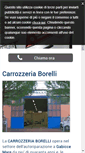 Mobile Screenshot of carrozzeriaborelli.net