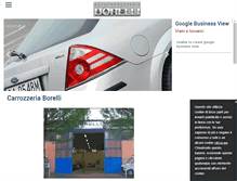 Tablet Screenshot of carrozzeriaborelli.net
